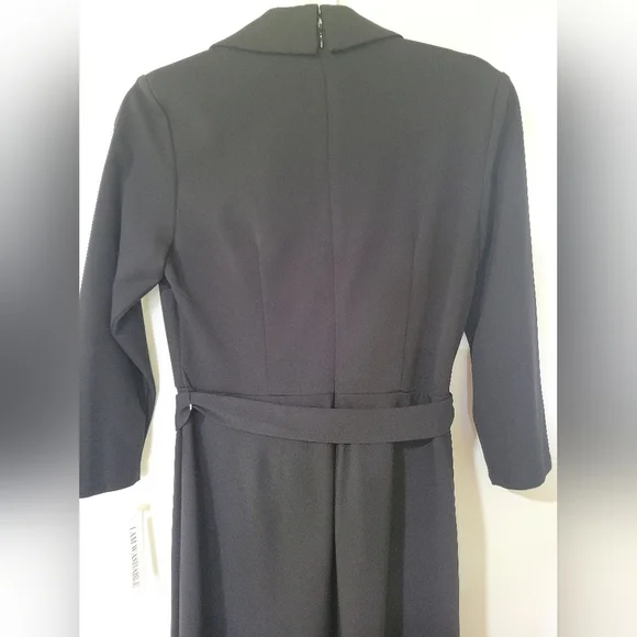 Shelvy Palmer Black Belted Dress - Picture 10 of 16